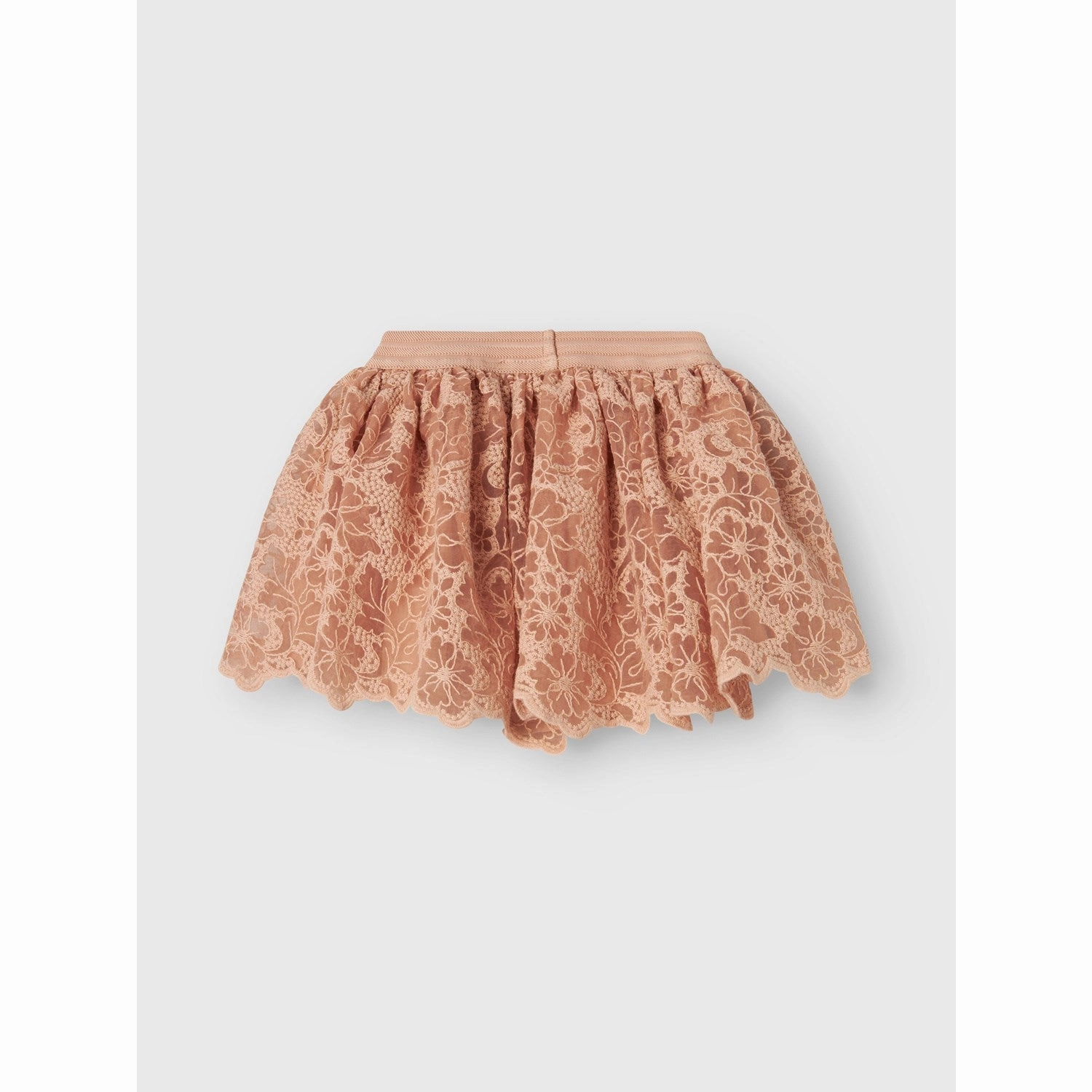 Lil'Atelier Rugby Tan Roseli Skirt Light Motion Outfit Shot