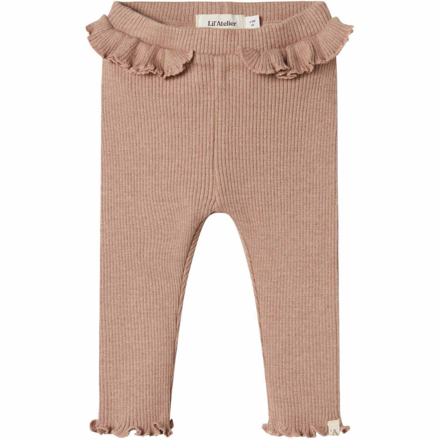 Lil'Atelier Rugby Tan Sophia Sia Slim Leggings Stretch Wear Everyday Use