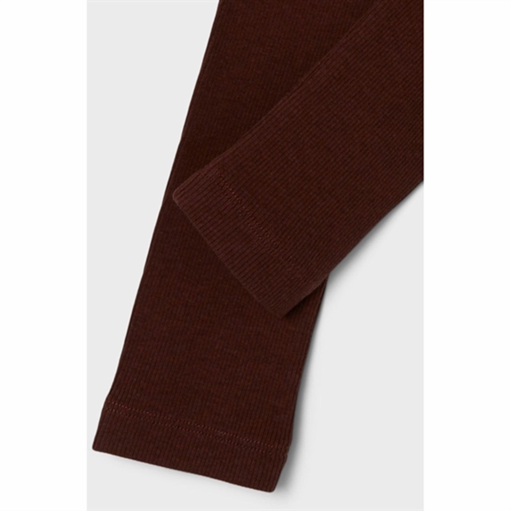 Lil'Atelier Rum Raisin Gago Slim Leggings Weekend Trip Eco Friendly All-day Flex