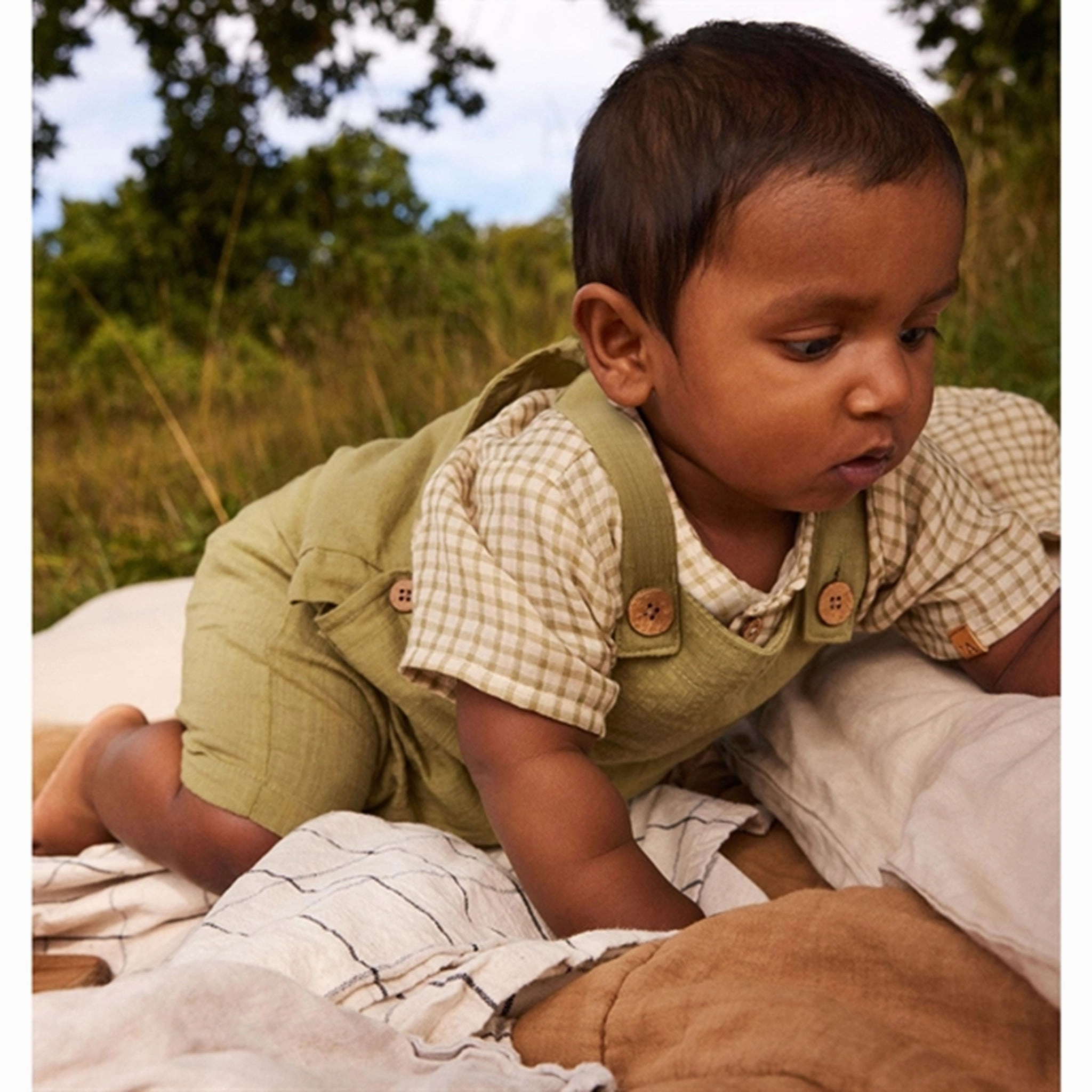 Lil'Atelier Sage Hessa Loose Overall Wedding Picnic