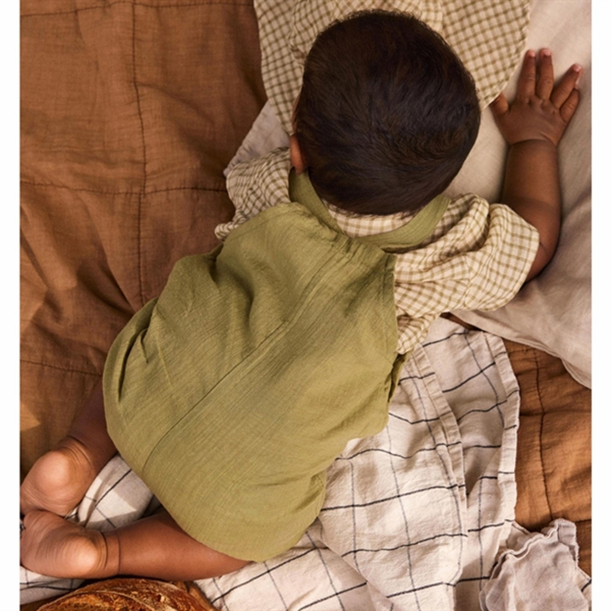 Lil'Atelier Sage Hessa Loose Overall Picnic Cozy Training Basic