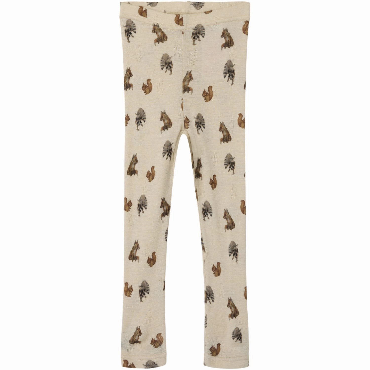 Lil'Atelier Sandshell Nimo Slim Leggings AOP Stretch Form