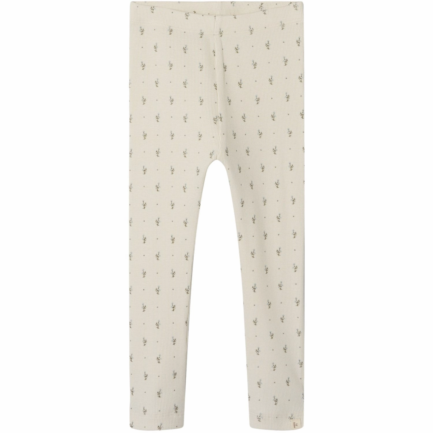 Lil'Atelier Turtledove Blue Flowers Gago Kye Slim Leggings Body Flex