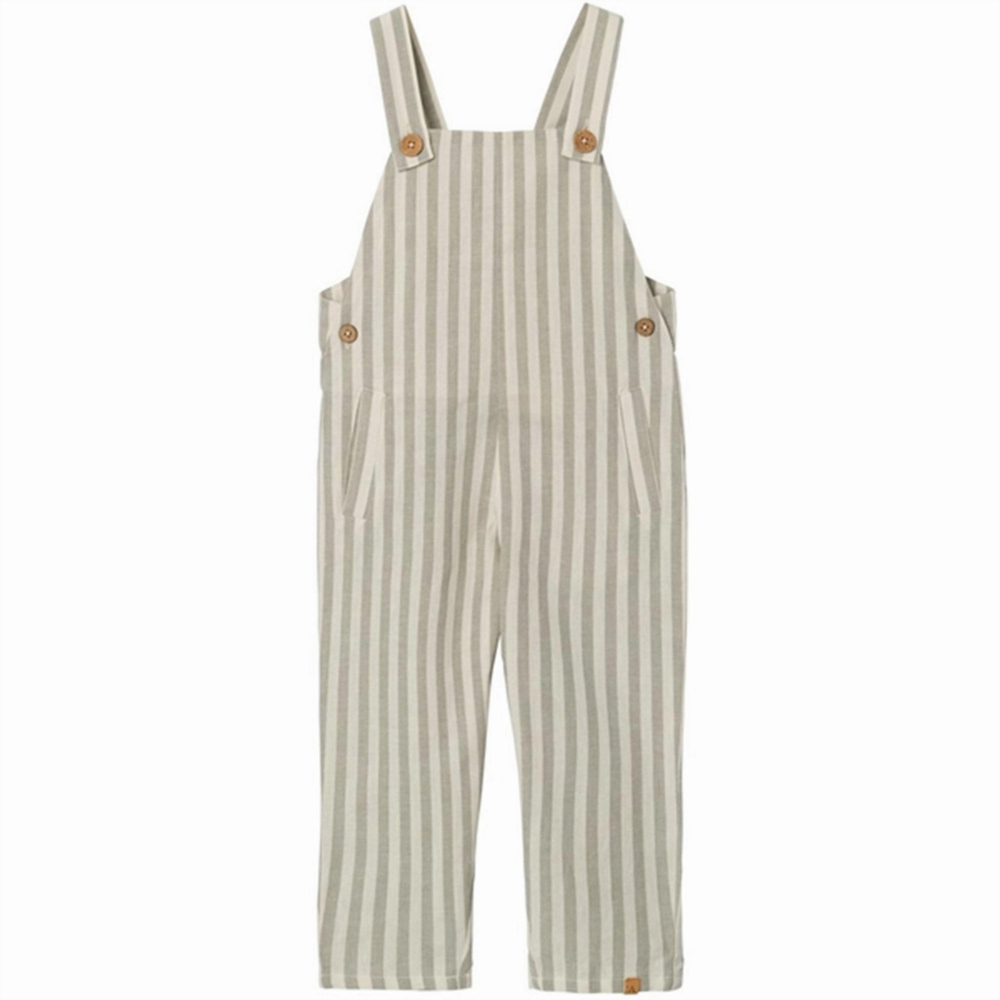Lil'Atelier Turtledove Dino Overall Cozy Style