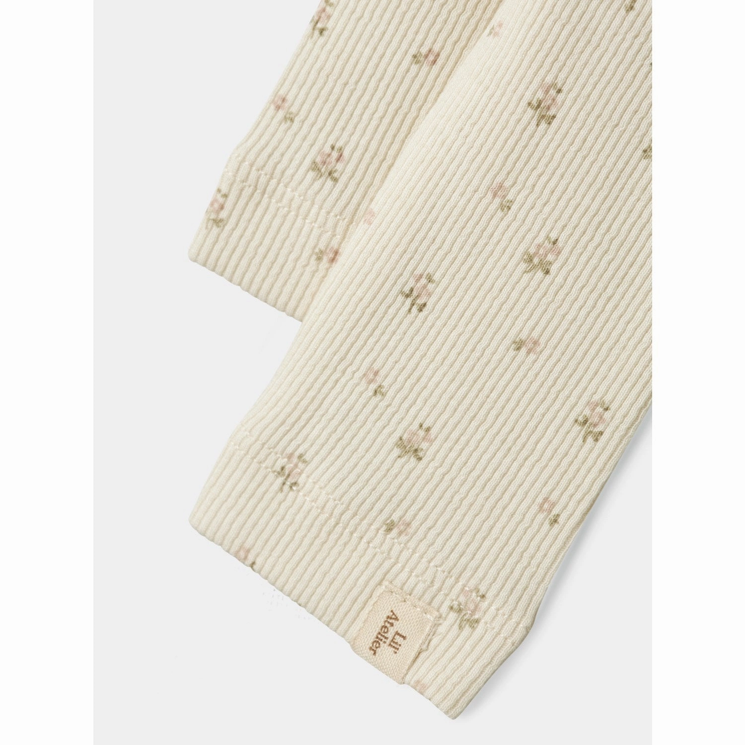 Lil'Atelier Turtledove Flower Gago Slim Leggings Noos Comfort Fit Waistband