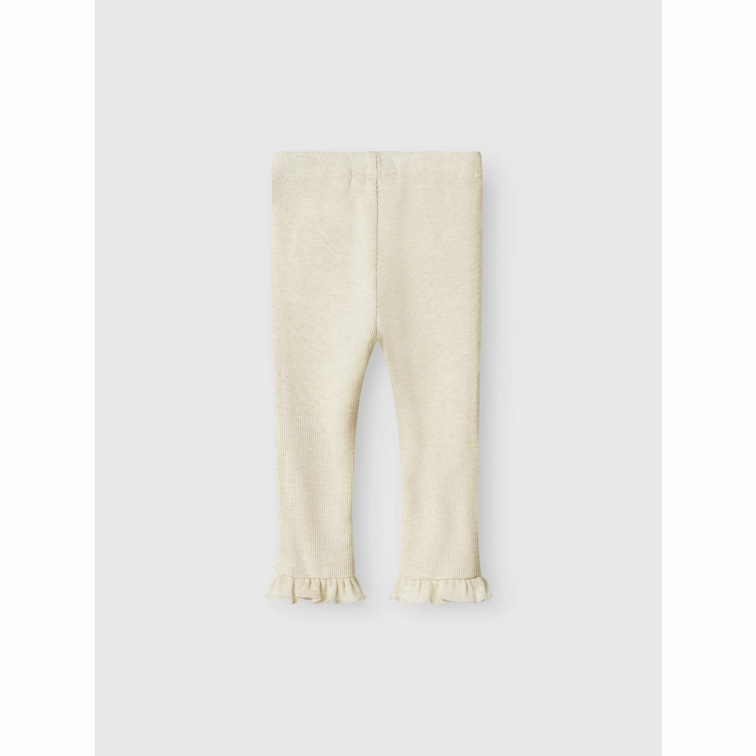 Lil'Atelier Turtledove Melange Darla Slim Leggings Squat Proof Indoor Exercise For Teens Daily Routine