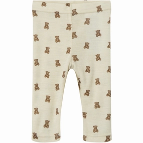 Lil'Atelier Turtledove Melange Nbnnalu Slim Wo/Mo Leggings Lil Functional Comfort