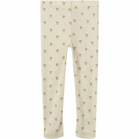 Lil'Atelier Turtledove Melange Nmfnalu Wo/Mo Slim Leggings Lil Petite Size Seamless Design Gym Essentials