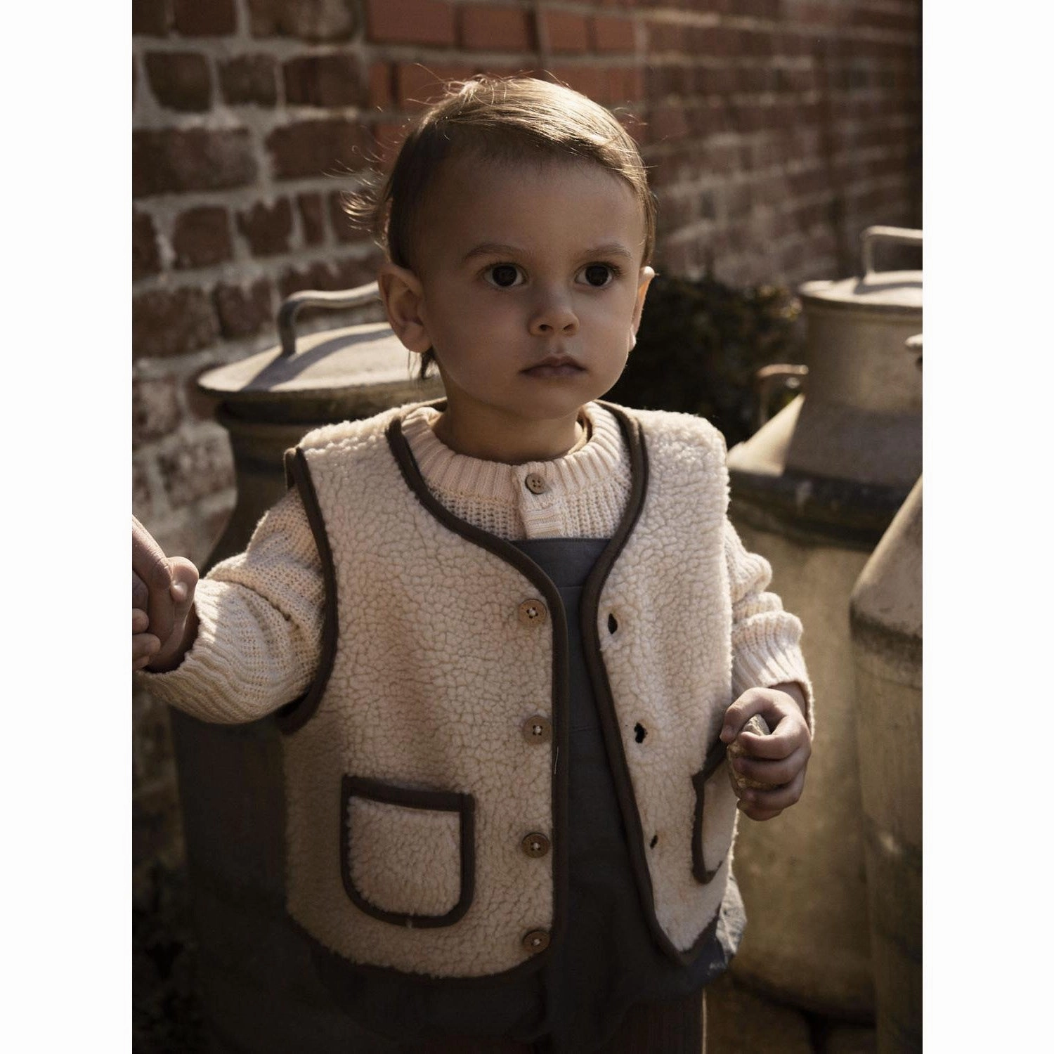 fondness Convertible Collar Lil'Atelier Turtledove Shitake Nbnlajo Loose Vest Lil