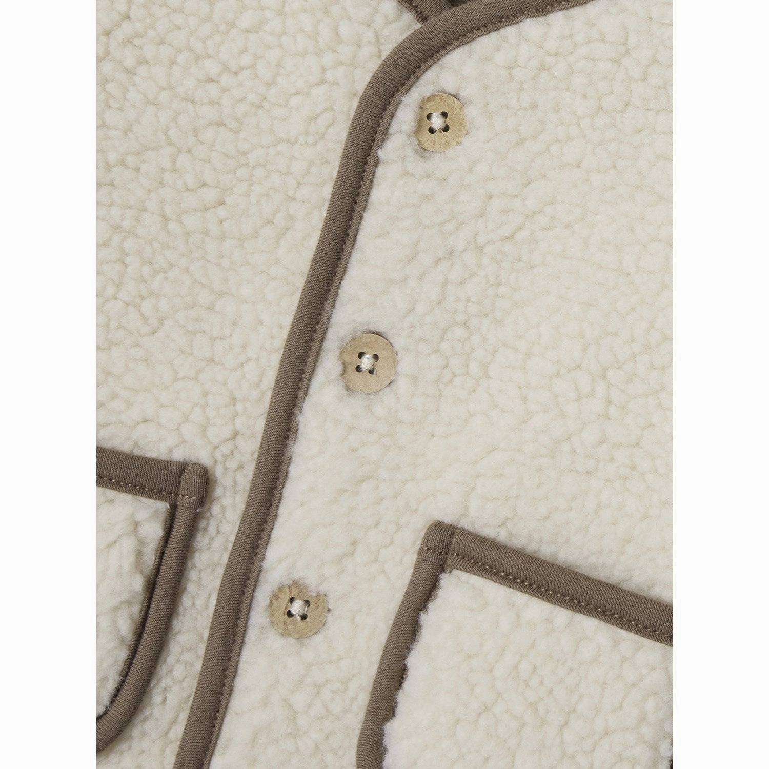 Lil'Atelier Turtledove Shitake Nbnlajo Loose Vest Lil Reflective details Layered Hemline