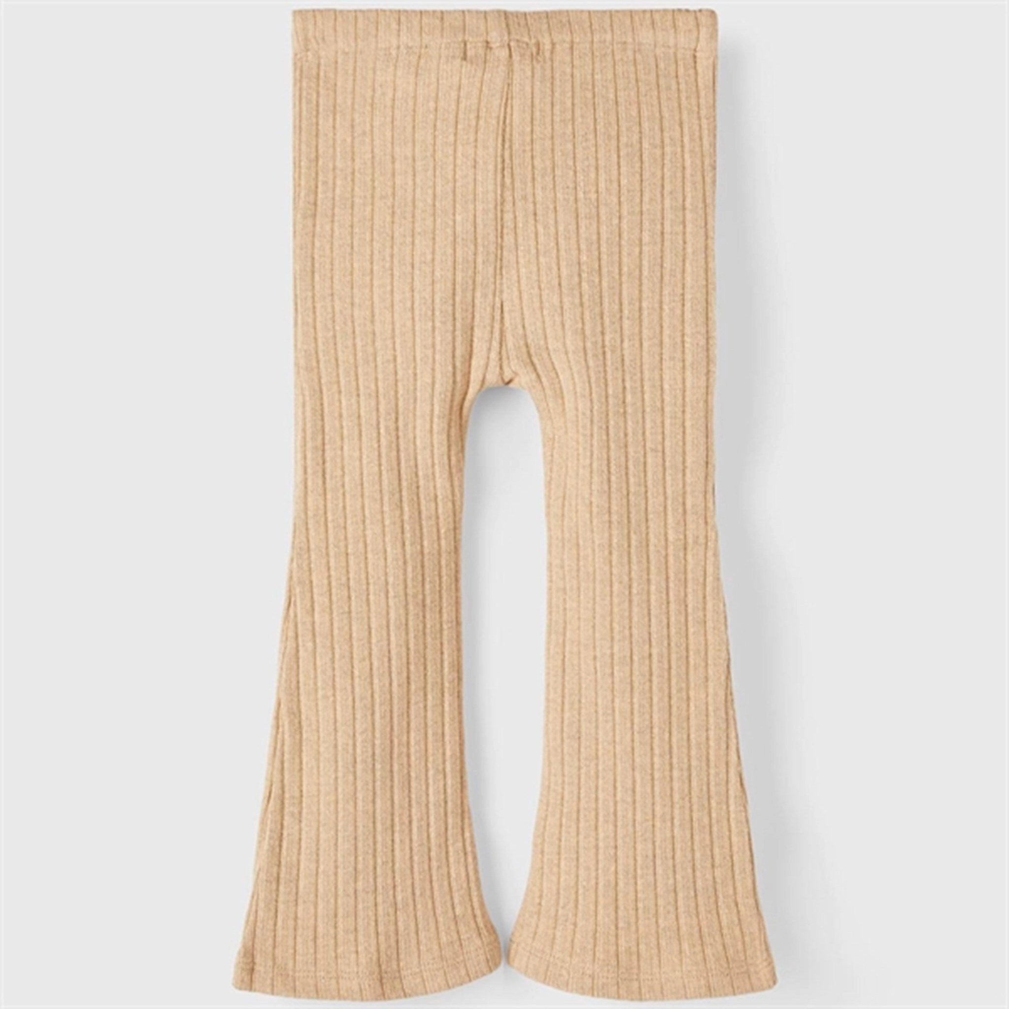 Double Layered Fabric Lil'Atelier Warm Sand Niva Bootcut Leggings