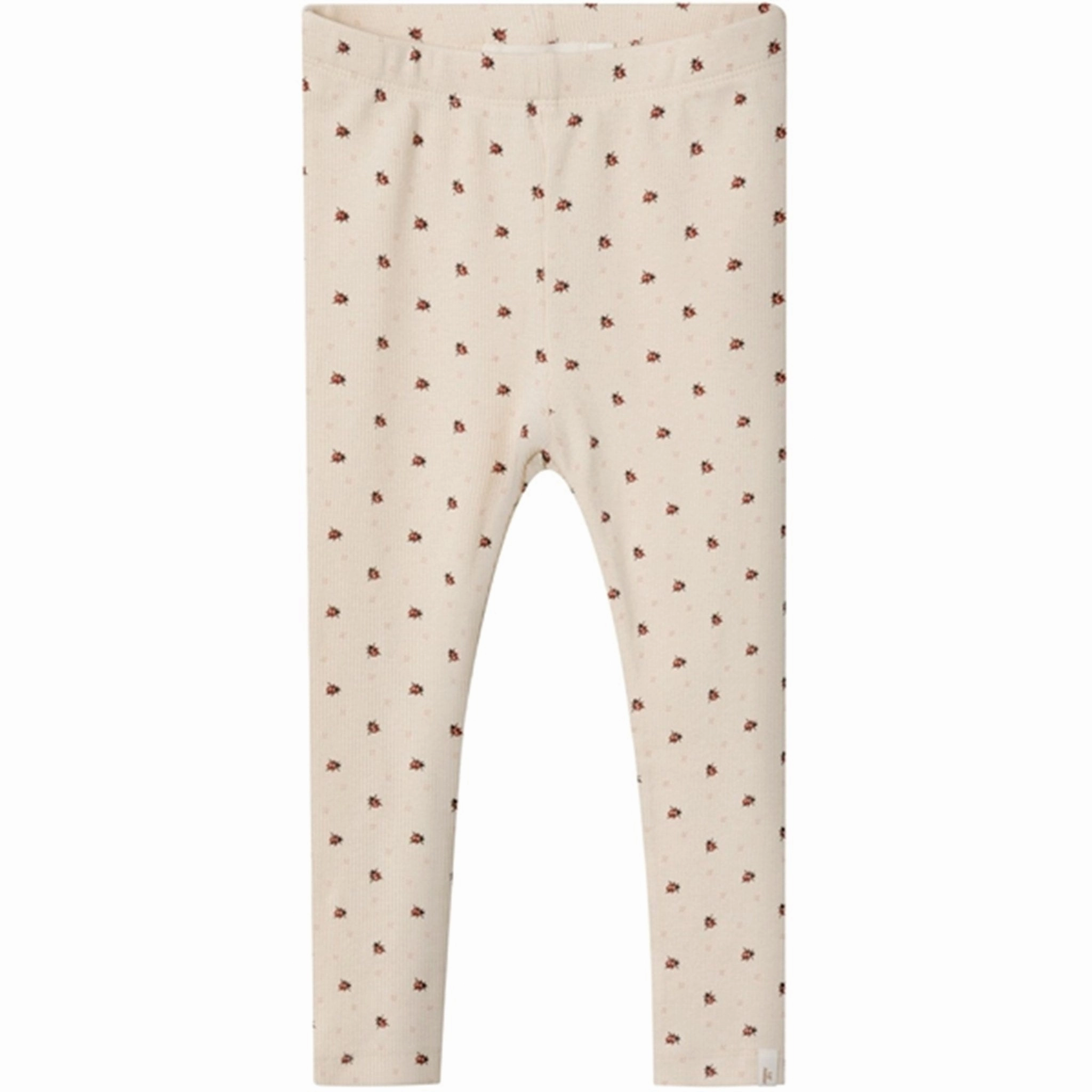 Lil'Atelier Whitecap Gray/Baked Clay Gago Slim Leggings Travel Ease