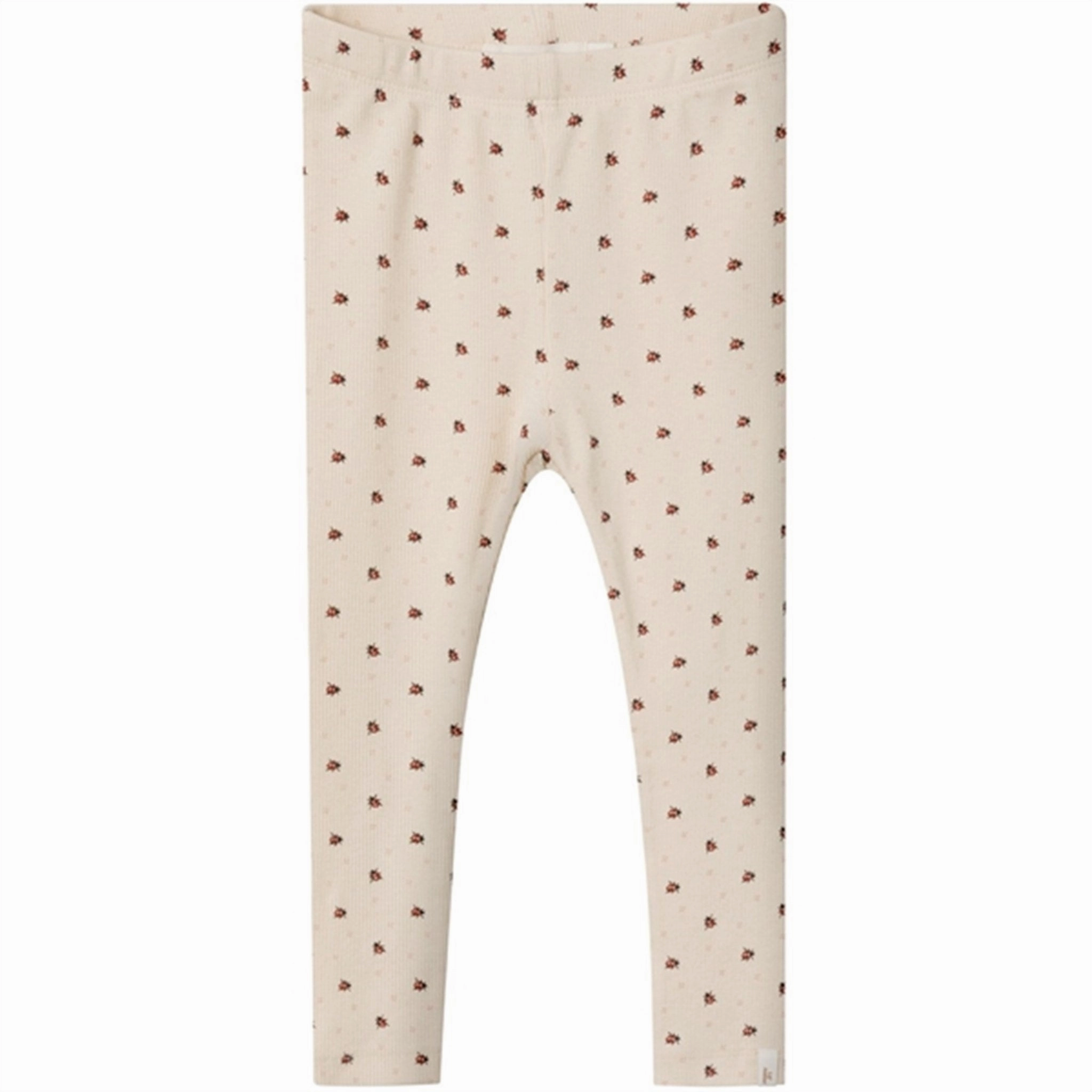Lil'Atelier Whitecap Gray/Baked Clay Gago Slim Leggings Tailored Fit Four Way Cycling Trip