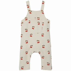 Lil'Atelier Whitecap Gray Cherries Ronja Sweat Overalls hypoallergenic material Core Movement