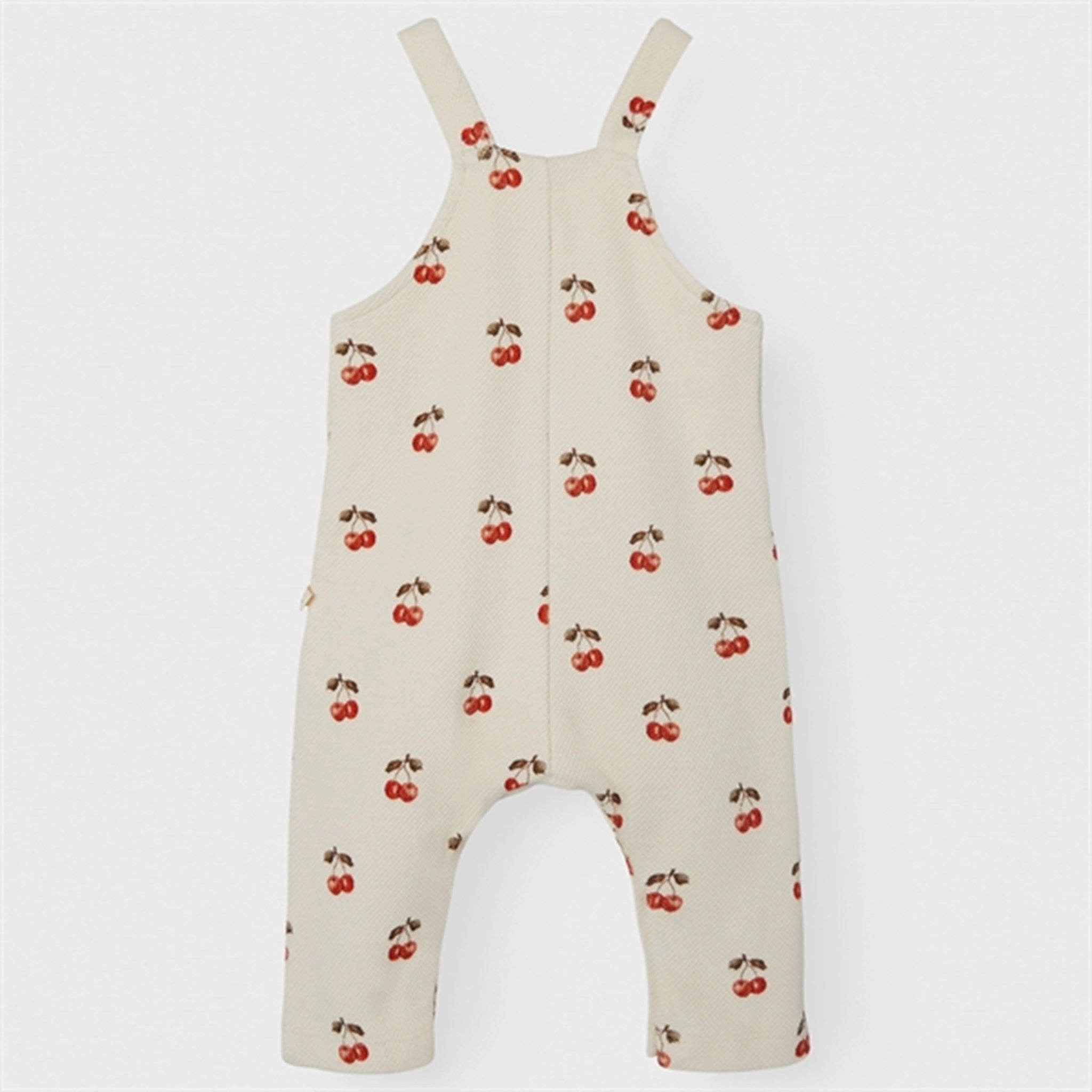 Lil'Atelier Whitecap Gray Cherries Ronja Sweat Overalls AbrasionResistant MultiPocketSystem