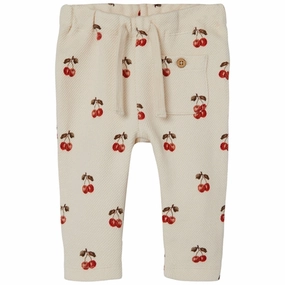 Lil'Atelier Whitecap Gray Cherries Ronja Sweatpants school wear