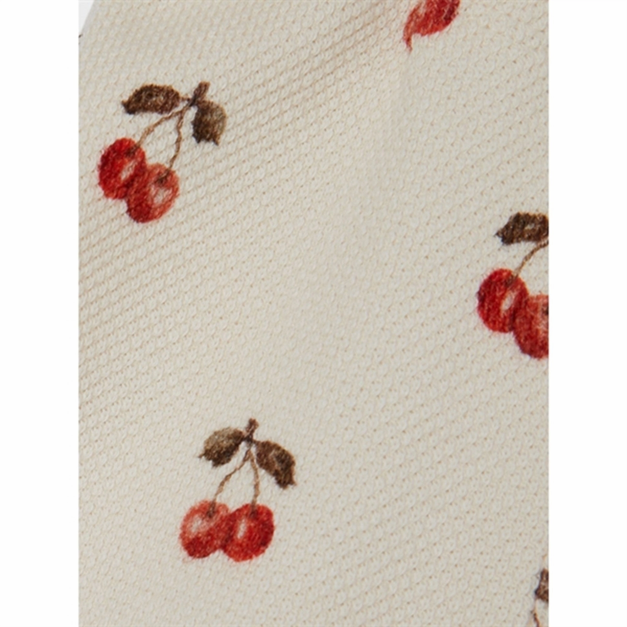 Lil'Atelier Whitecap Gray Cherries Ronja Sweatpants trim venue Non Chafing Cuffs