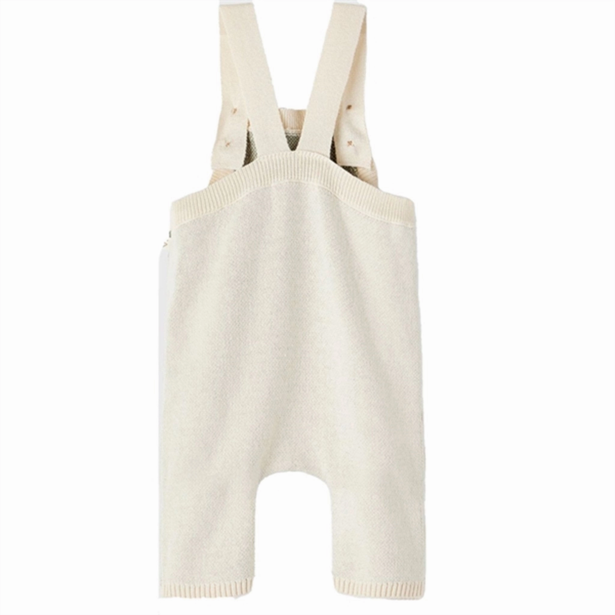 Relaxed Comfort Wear Lil'Atelier Whitecap Gray Lamai Knit Overall