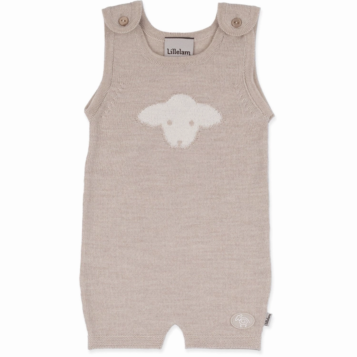 Classic Elegance Fashionable Look Lillelam Light Beige Romper Jo