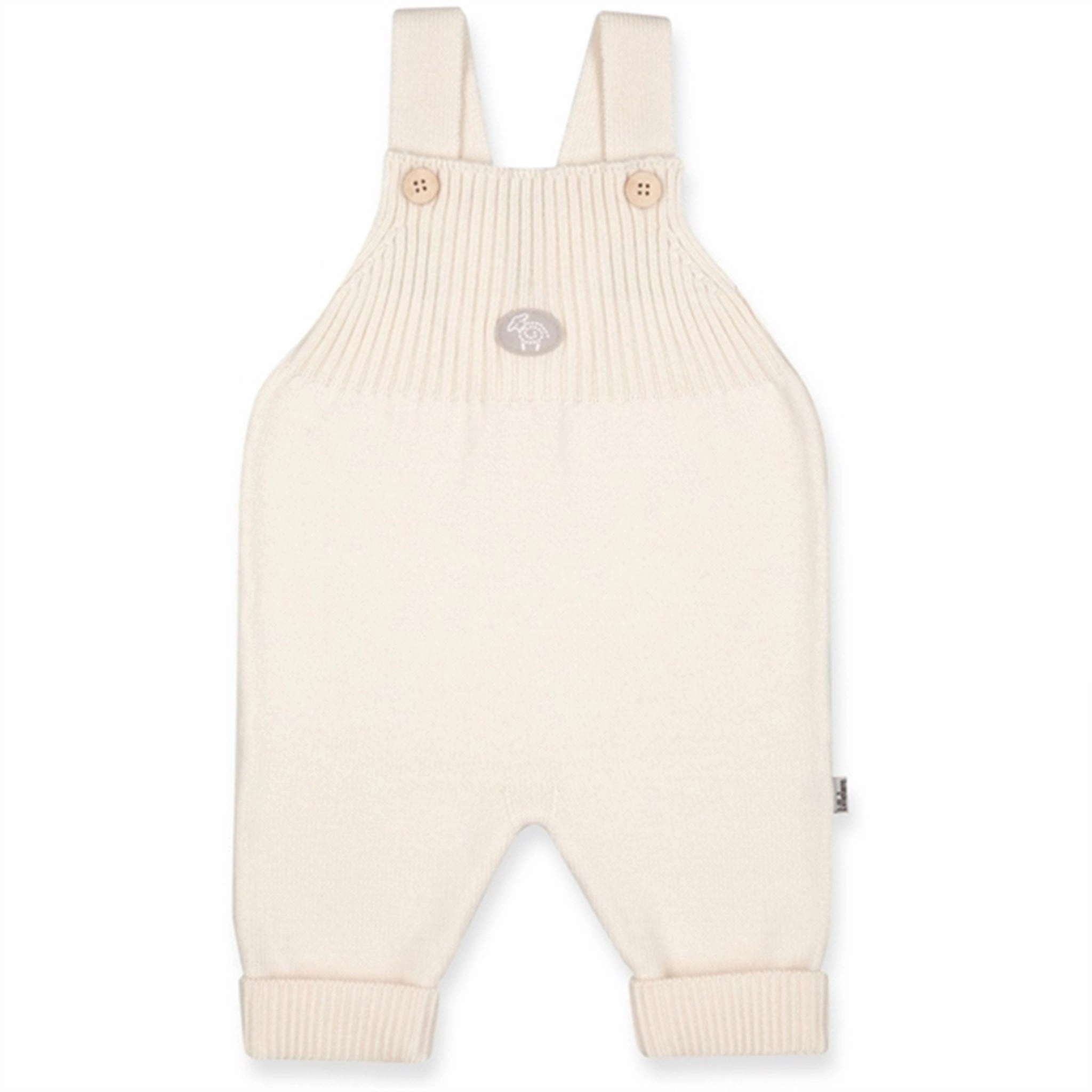 Seasonless wear NonChafingLegs Lillelam Overall Baby Nature Cream White