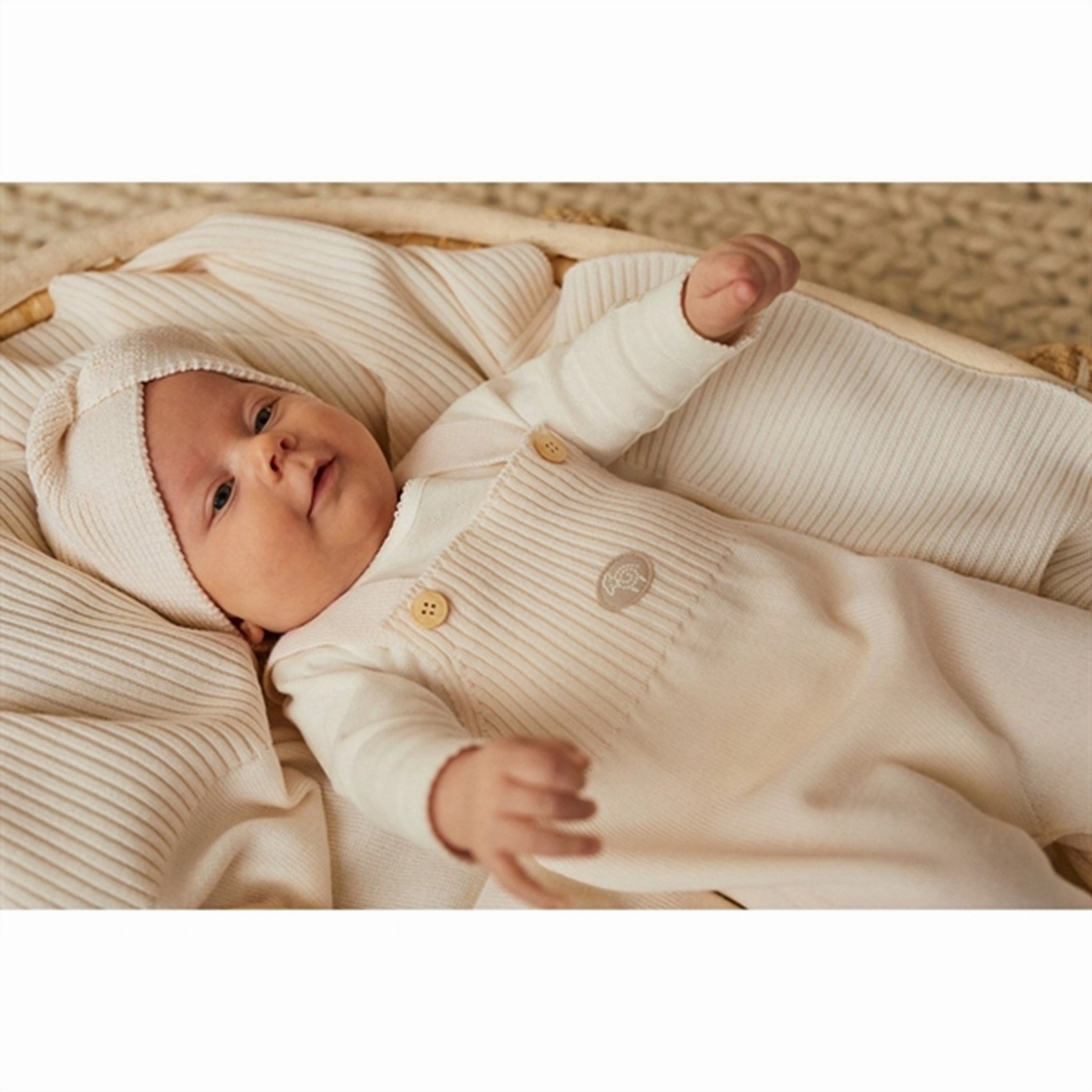 Weather Flex Flattering Comfort Wear Lillelam Overall Baby Nature Cream White