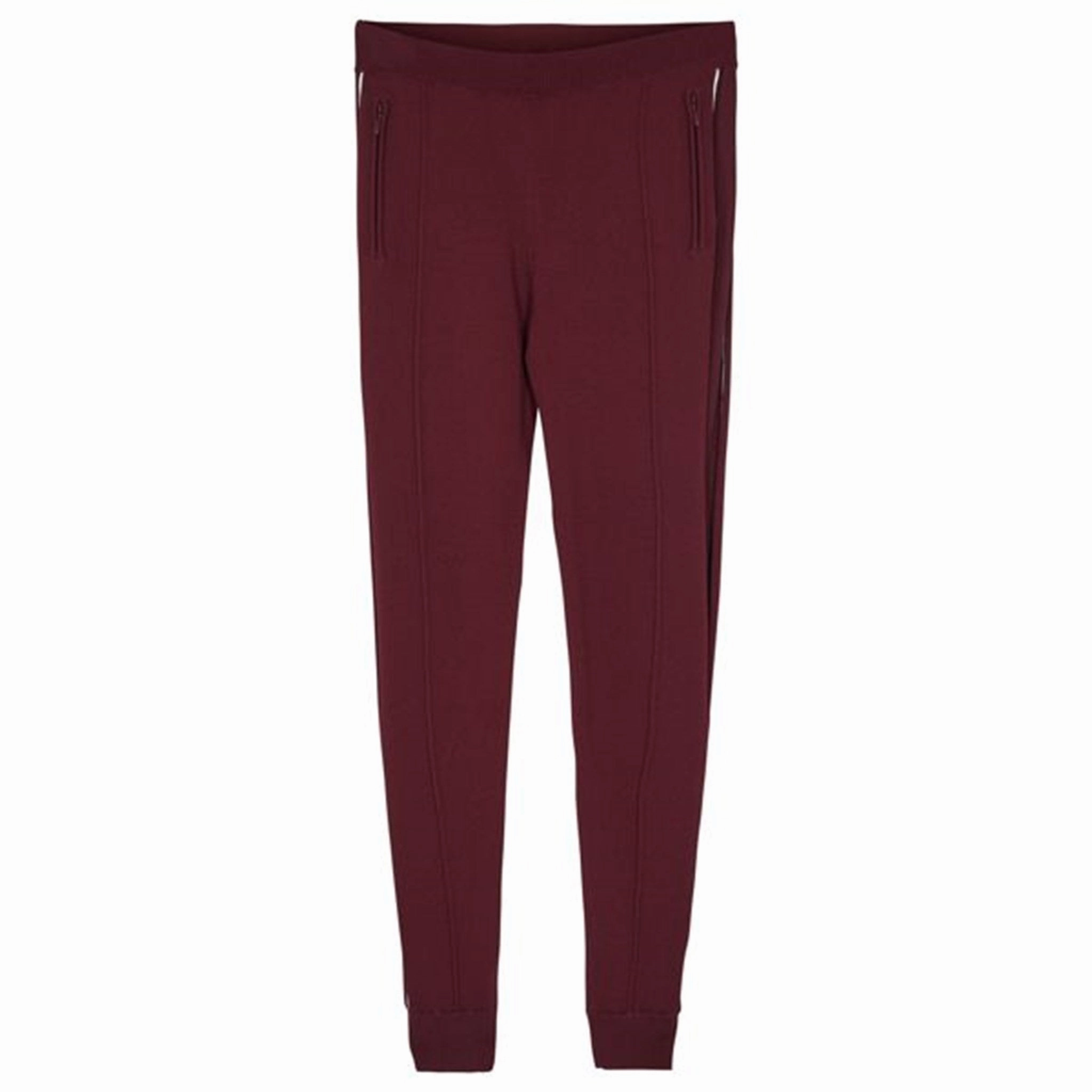 Little Remix Casey Pants Burgundy/White Piping StrategicPaddingZones