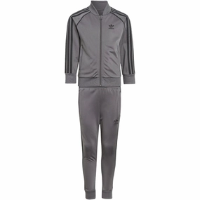Striped Reinforced Stitching adidas Originals Grey Tracksuit