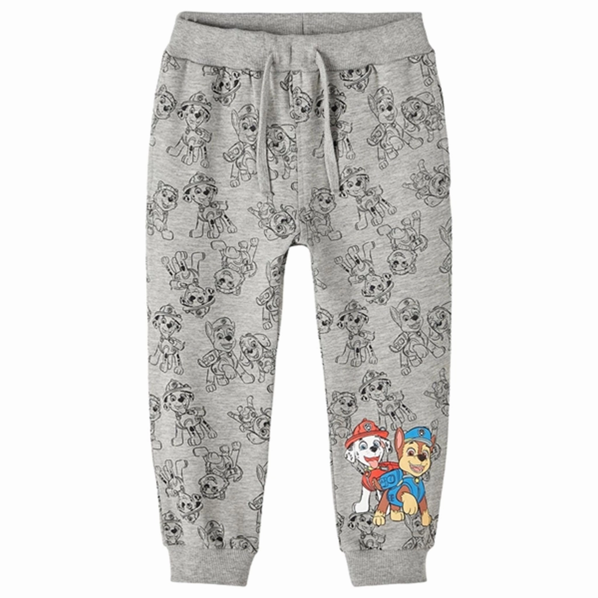 Name it Grey Melange Javan Paw Patrol Sweatpants Tear Resistant Weave WindResistantBarrier