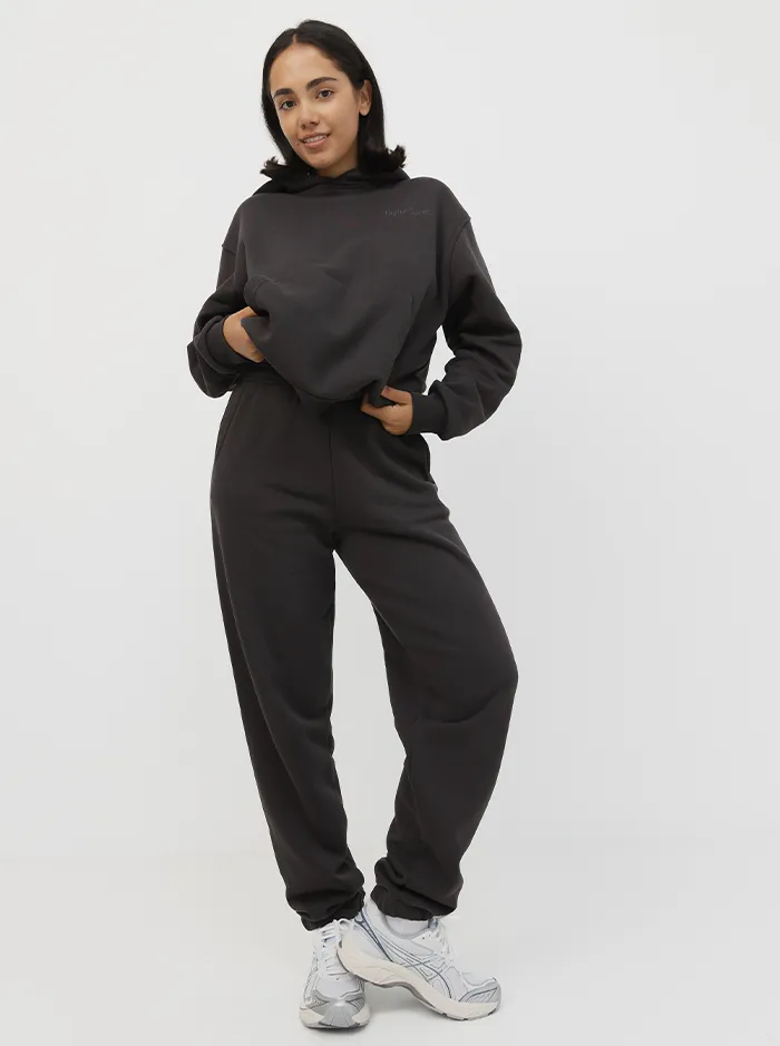 Anti Pill Finish Beach Vacation Arch Hoodie In Pepper