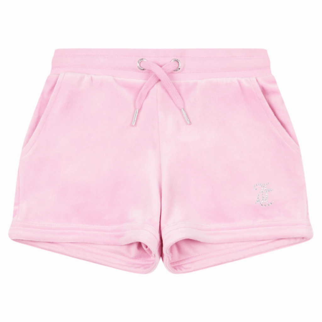 transportation industry Smooth Flatlock Seams Juicy Couture Diamante Velour Short Junior
