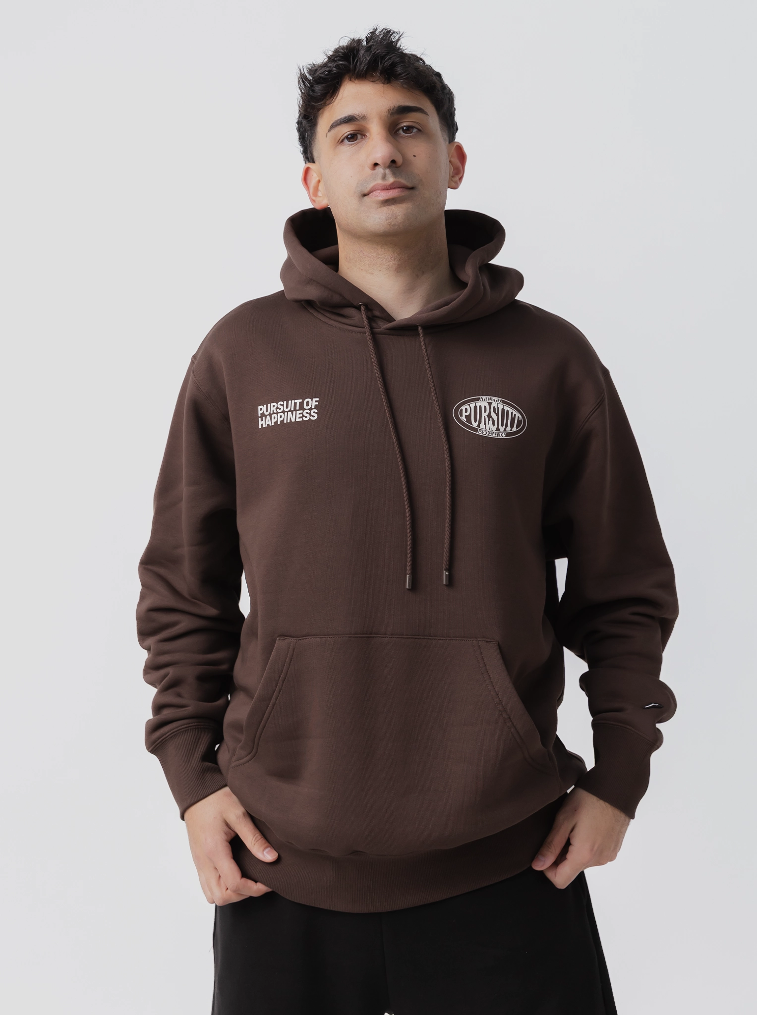 Cougar like tropical style Athletic Heavyweight Pullover in Umber