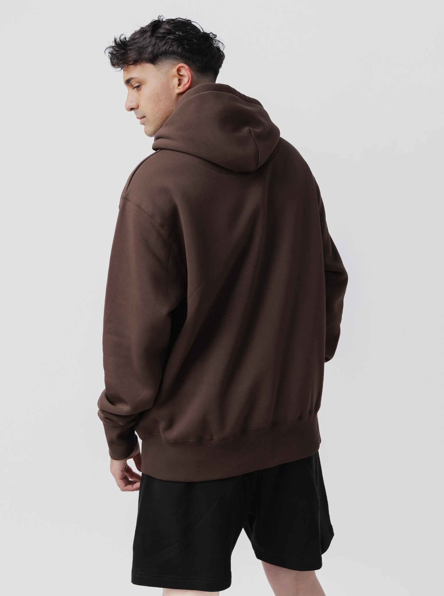 Ramadan wear Athletic Heavyweight Pullover in Umber
