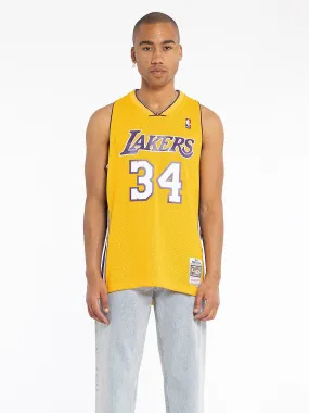 Multipanel Construction Los Angeles Lakers 99-00 Shaquille O'Neal Swingman Jersey