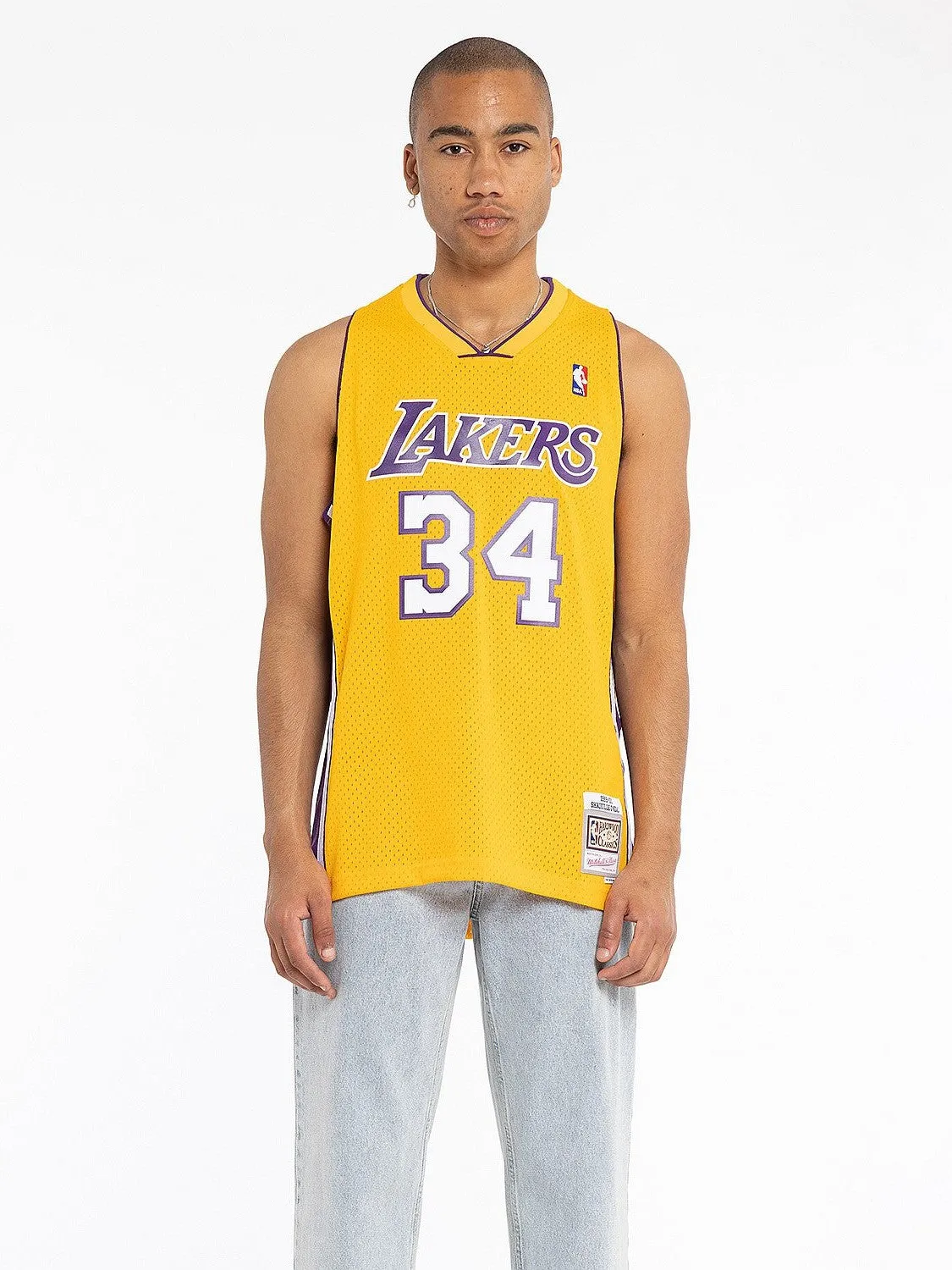 Los Angeles Lakers 99-00 Shaquille O'Neal Swingman Jersey Quick Movement