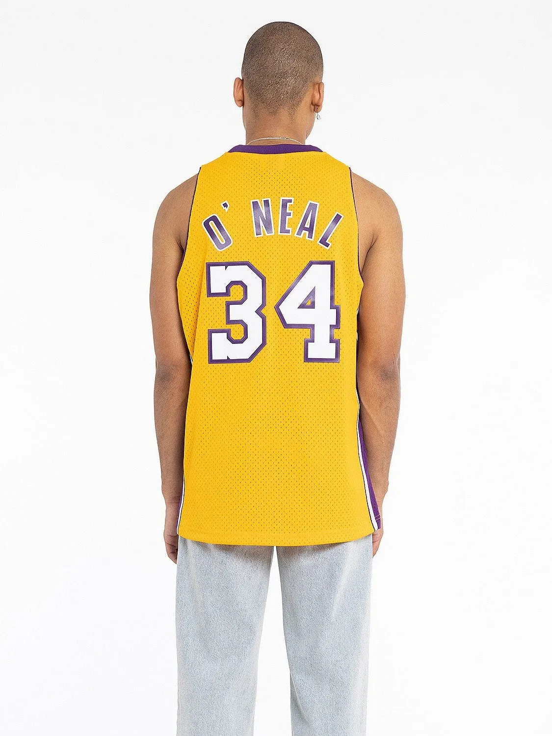 Los Angeles Lakers 99-00 Shaquille O'Neal Swingman Jersey Ultraviolet Protection Fabric