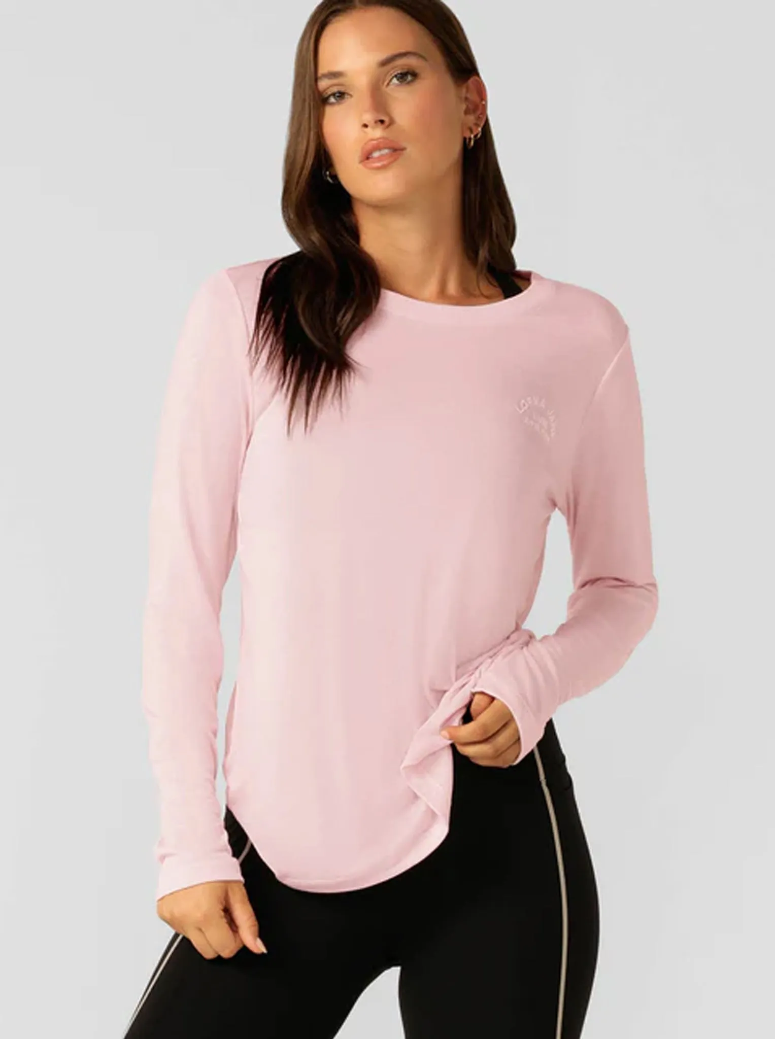 Weekend Essential High-Quality Cotton Lotus Long Sleeve Top