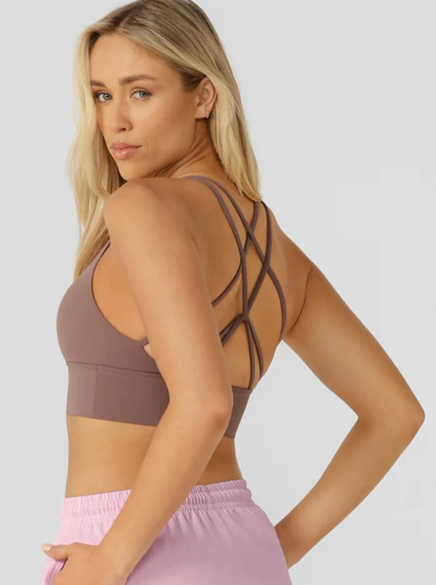 Lotus Longline Sports Bra Reinforced stitching seams
