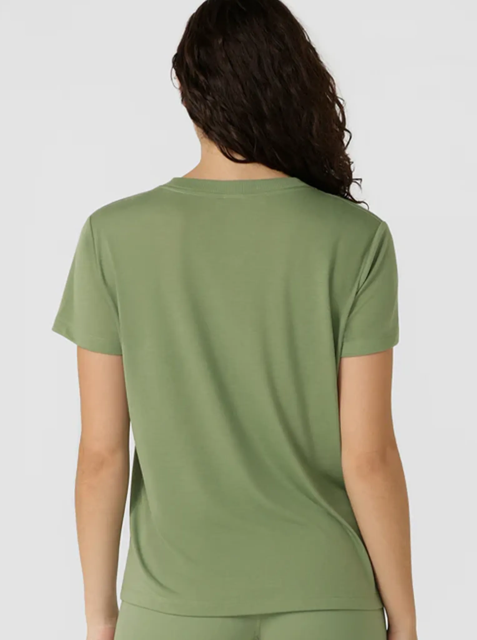 Stretchable Knit Lotus T-Shirt