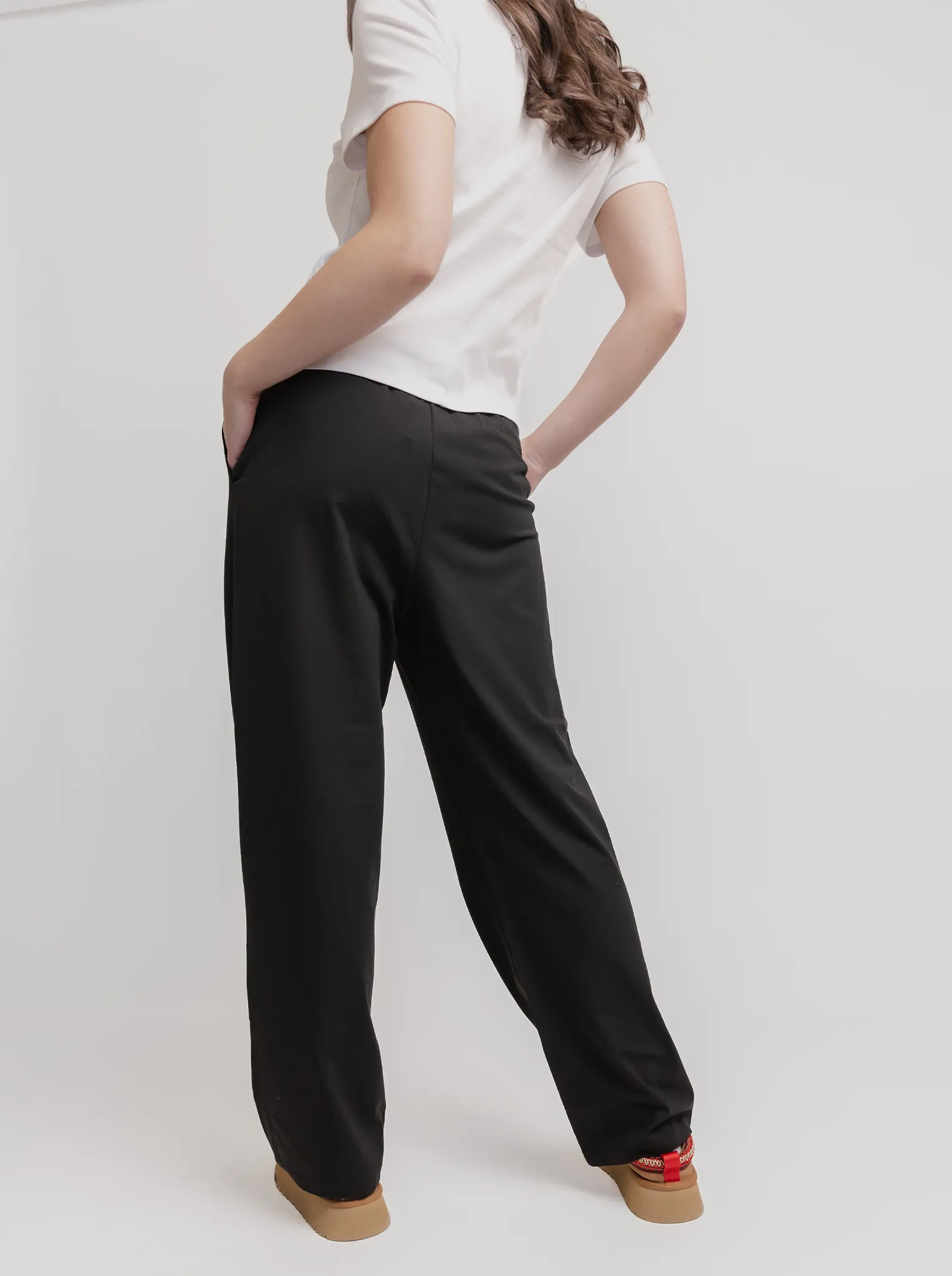 Lounge Pant in Black Ripstop Reinforcement Quick Dry Technology