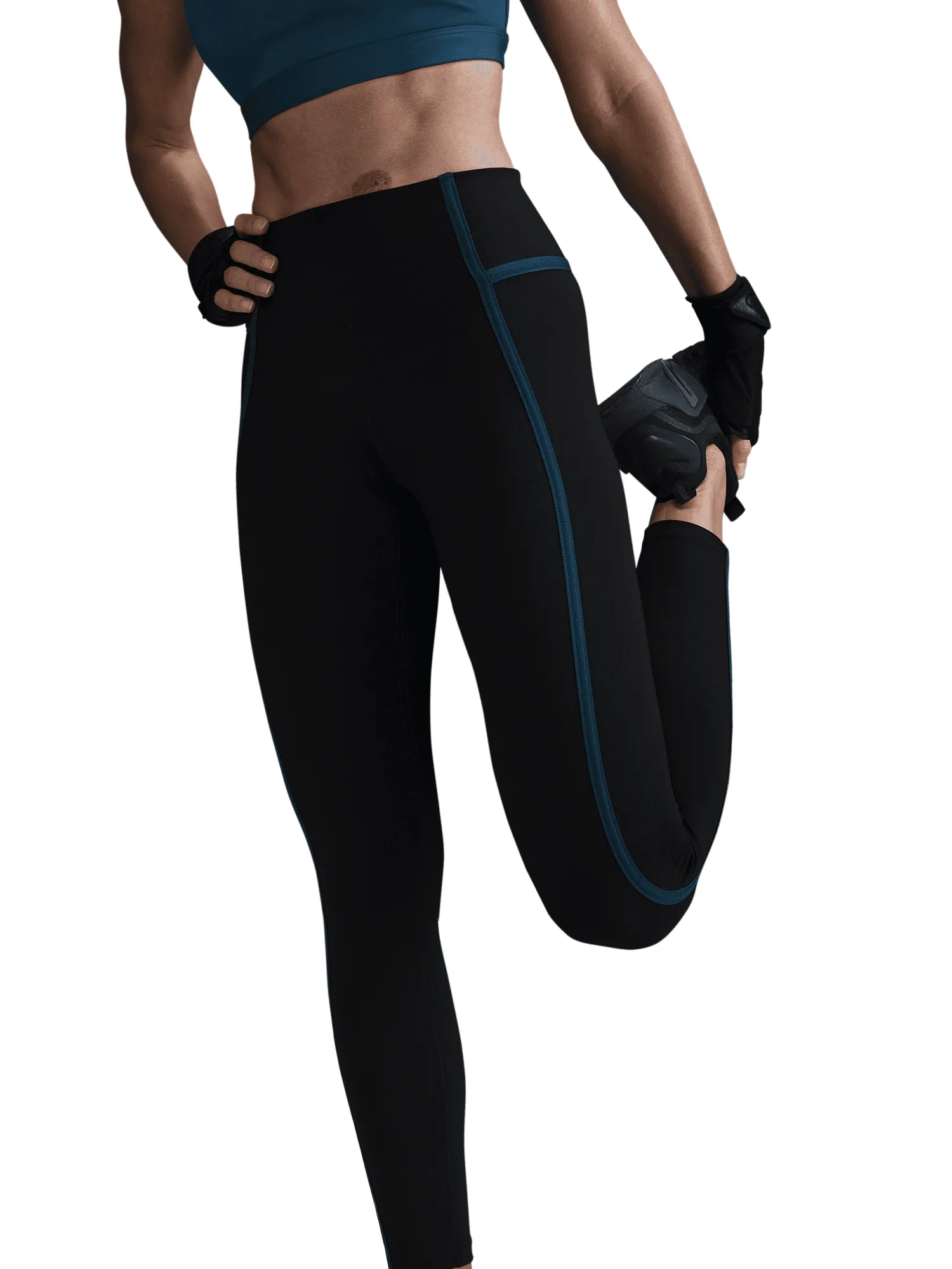 One High-Waisted Dri-FIT 7/8 Leggings Effortless Active Fit Thermal Regulating Fabric