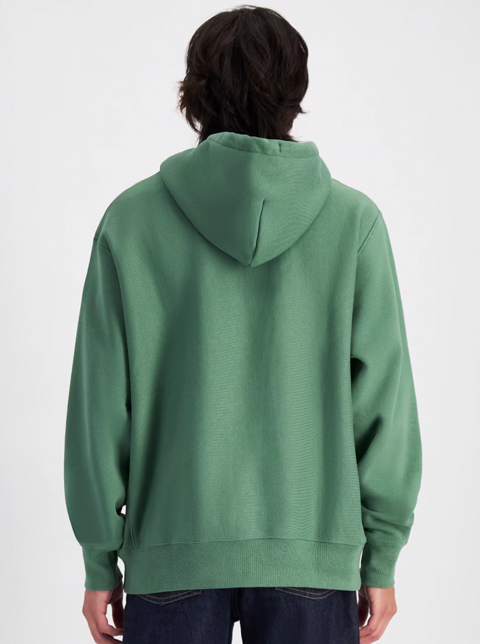 Minimalist Stitching Reverse Weave C Logo Hoodie