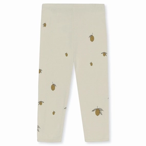 Quick Release Moisture Management Konges Sl?jd Lemon Leggings