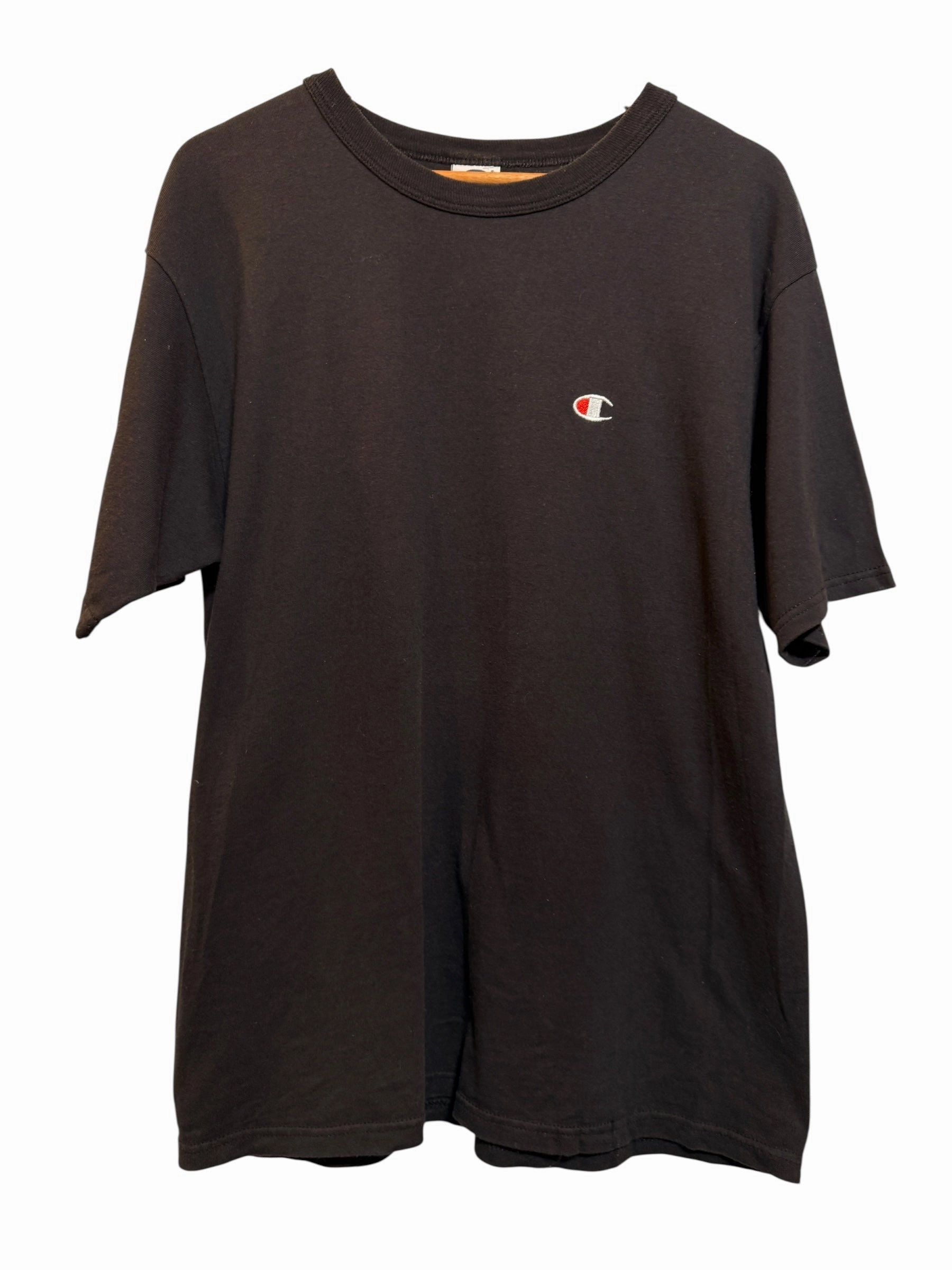 Champion Mens Black T Shirt (Size L) Eco Friendly Dye