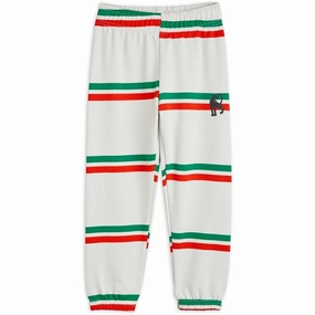 watch Mini Rodini Aop Sweatpants Grey Stripe