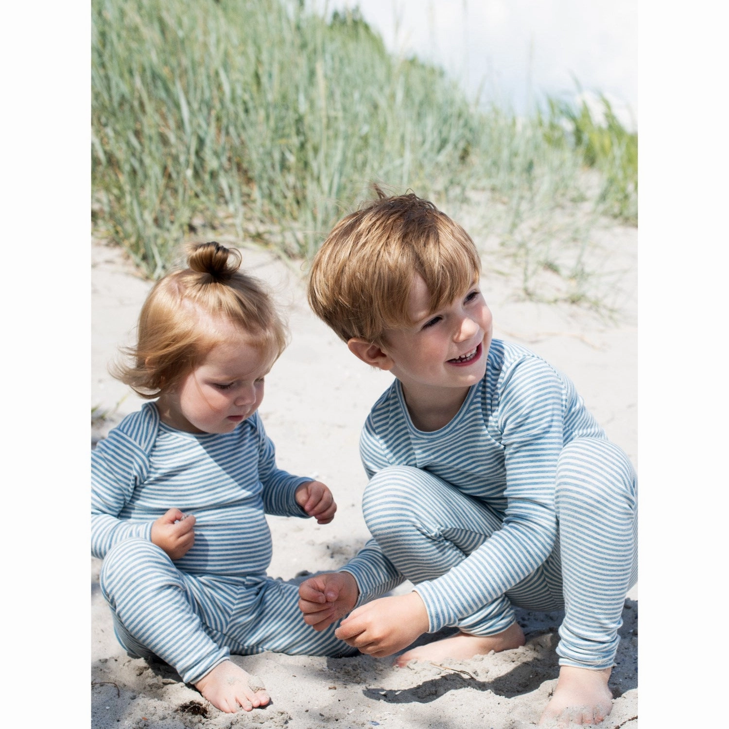 City Walk Beginner Level Serendipity Azur/Ecru Leggings Stripe