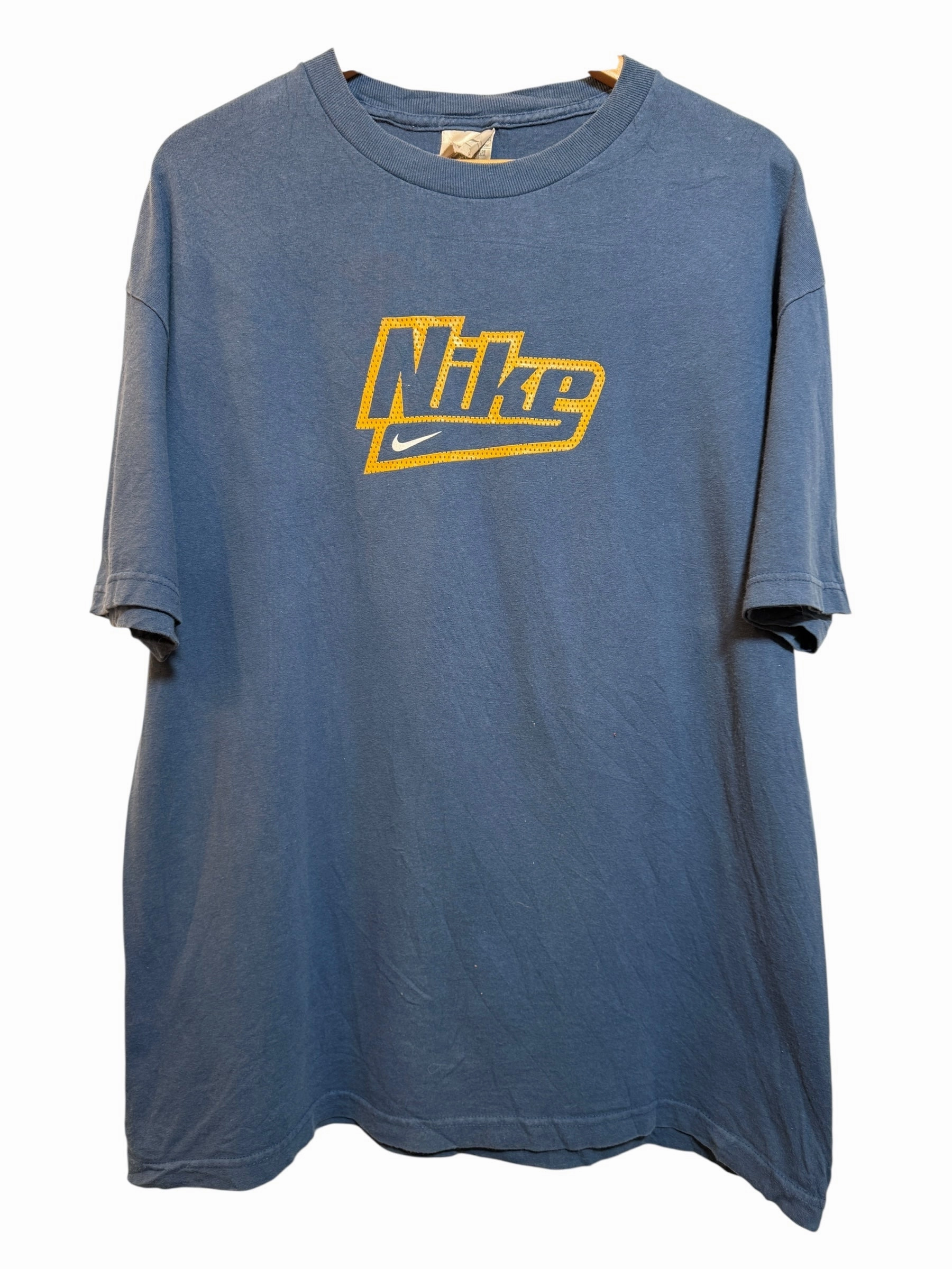 Nike Mens Blue T Shirt (Size XL) kids' Washable