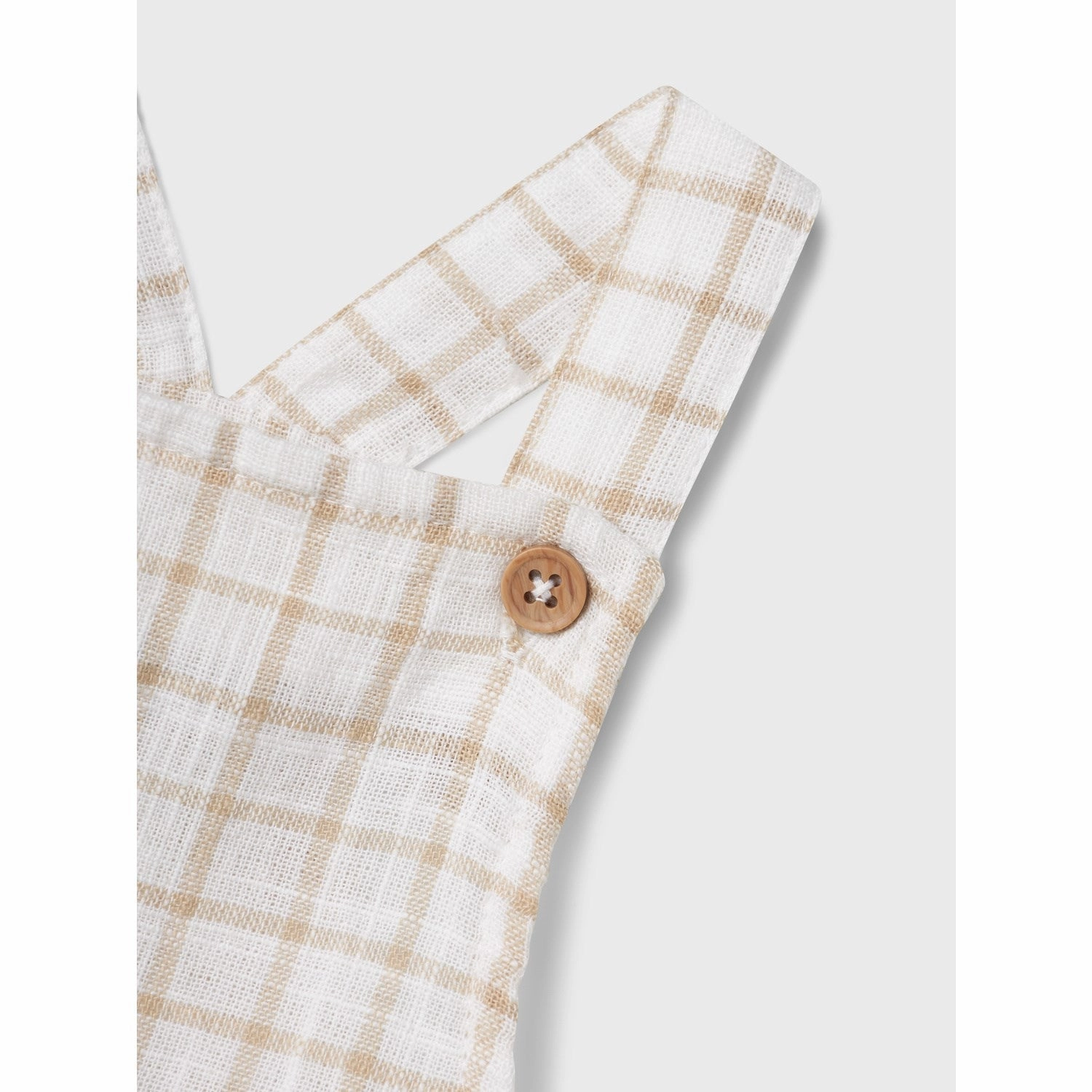 Name It Bright White Halom Short Overall Fancy Comfy Durable Unique