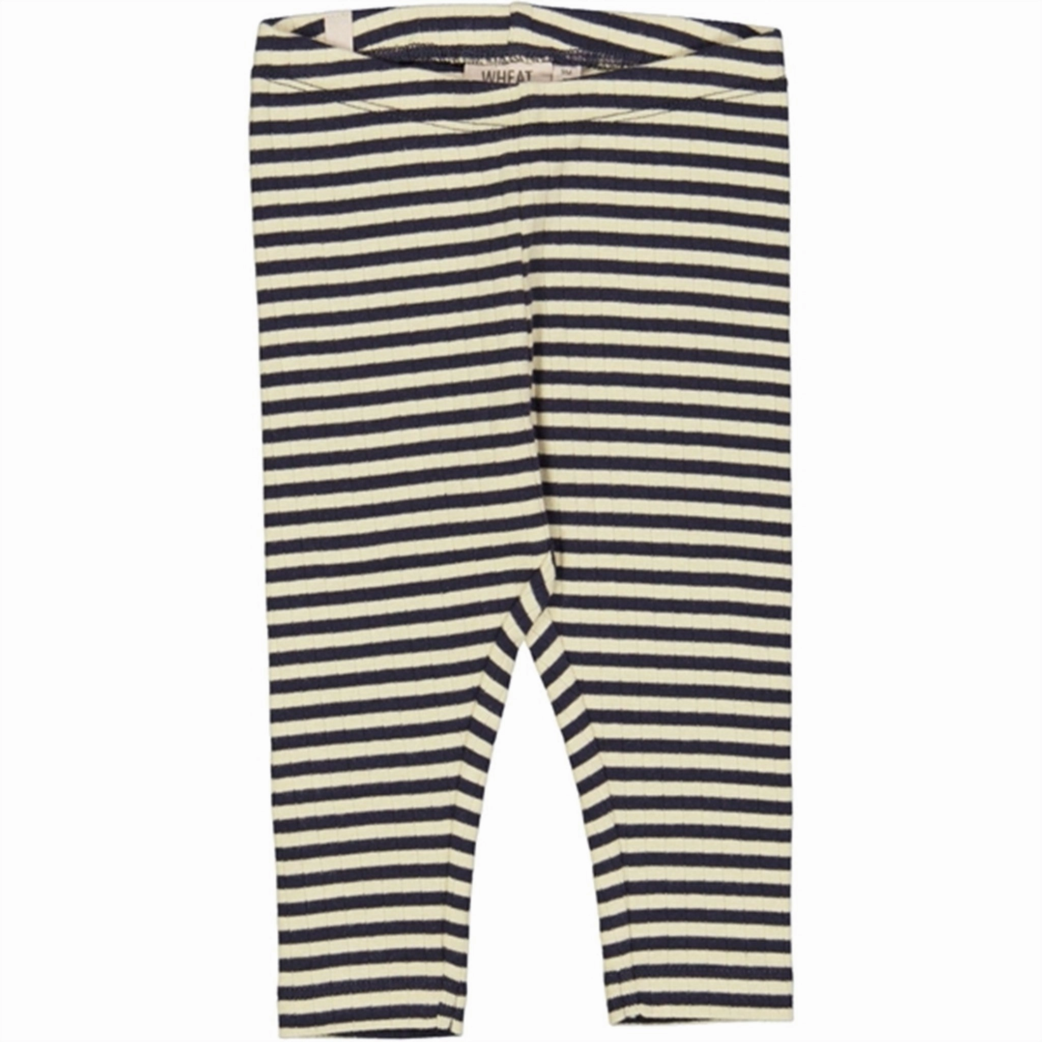 Light and Comfortable Wheat Midnight Stripe Jersey Leggings
