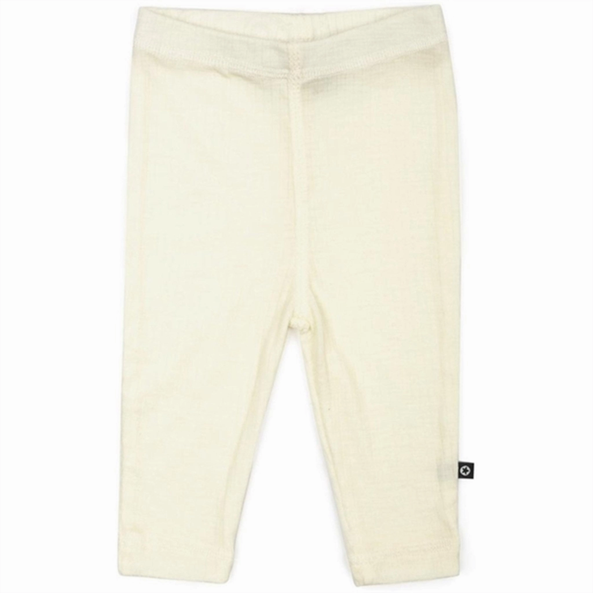 Shape Retain For Men Smart Design Smallstuff Wool Drop Needle Leggings Off White