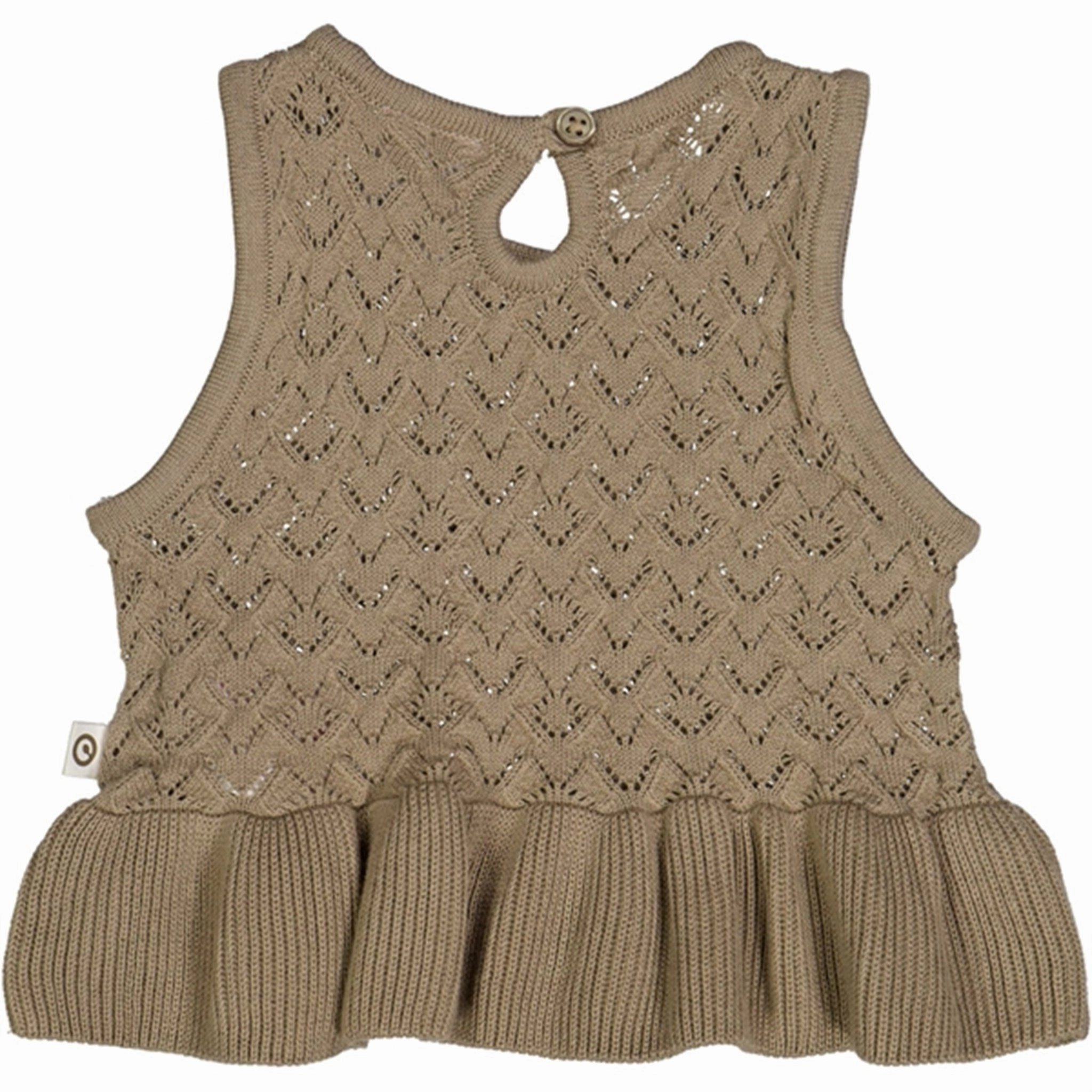 moisture - wicking clothing fashionable clothing M??sli Cashew Knit Needle Out Vest